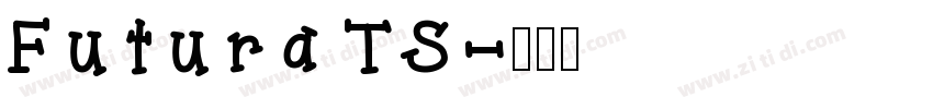 Futura TS字体转换